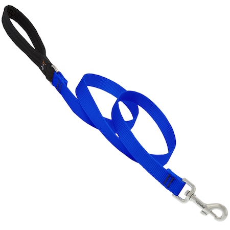 Lupine LupinePet Basic Solids Blue Blue Nylon Dog Leash 17509